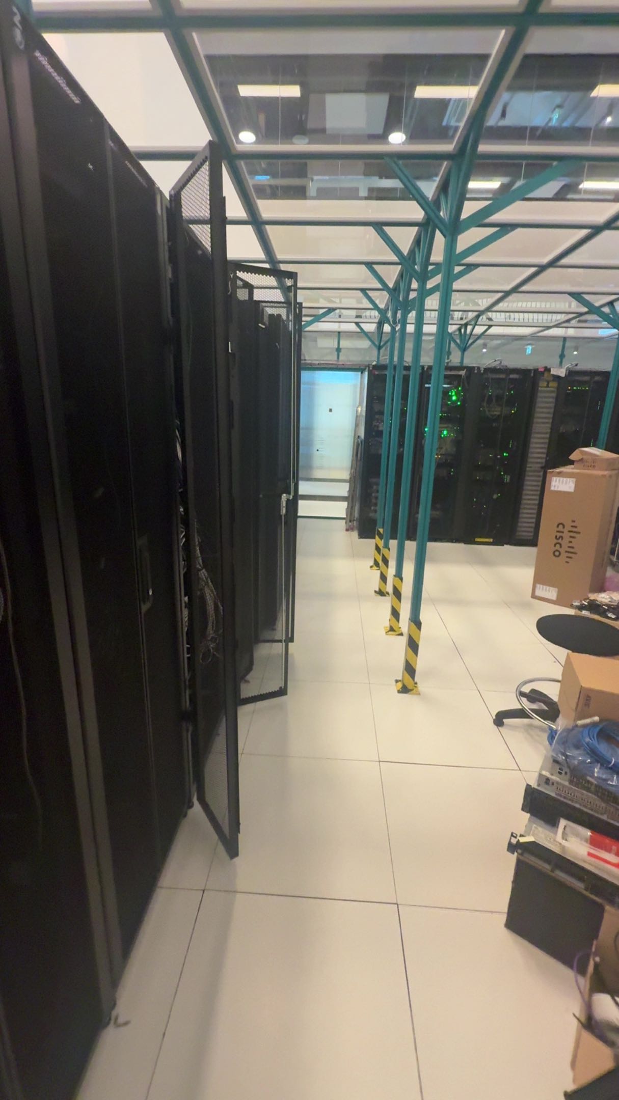 Intérieur du datacenter BSC